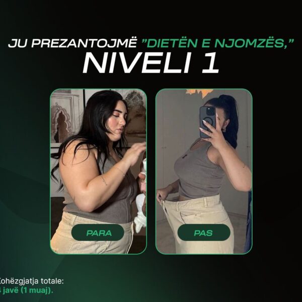 DIETA E NJOMZES LEVEL 1